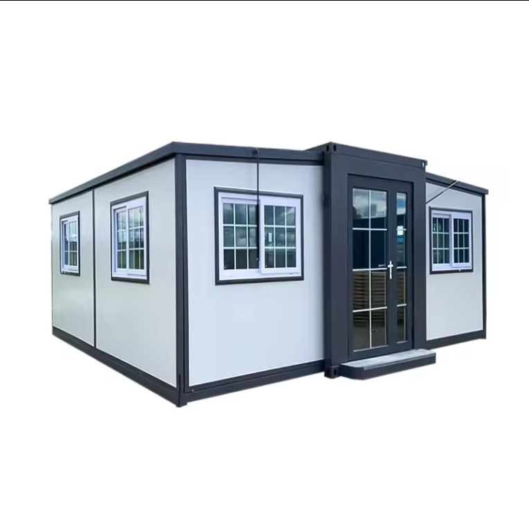 Double winged container mobile homes