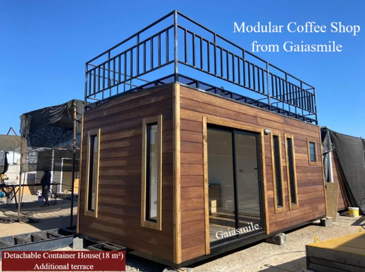 Gaiasmile Quick-Assembly Detachable Container Prefabricated Modular Container House Commercial use Container Coffee Shop