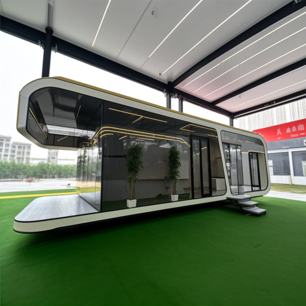 Space Capsule Mobile Homes Hostel Cabins Prefabricated Modular Containers Small Capsule Rooms with Kitchen and Bathroom