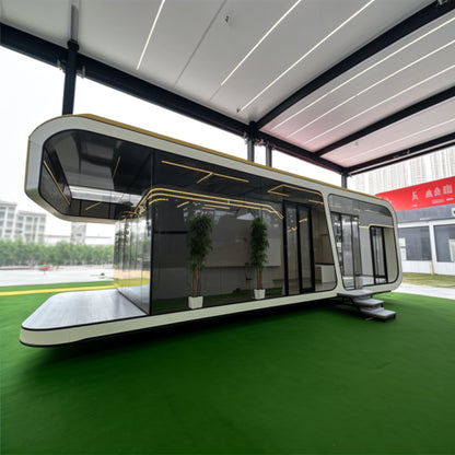 Space Capsule Mobile Homes Hostel Cabins Prefabricated Modular Containers Small Capsule Rooms with Kitchen and Bathroom