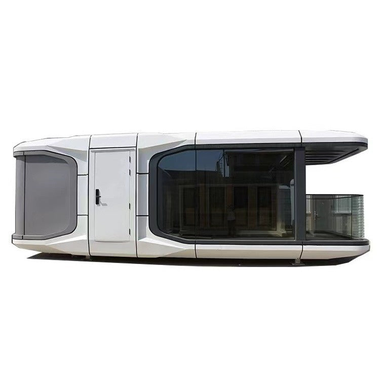 Deluxe Portable Space Capsule China Aluminum Prefabricated Mobile Container with 2 Bedrooms