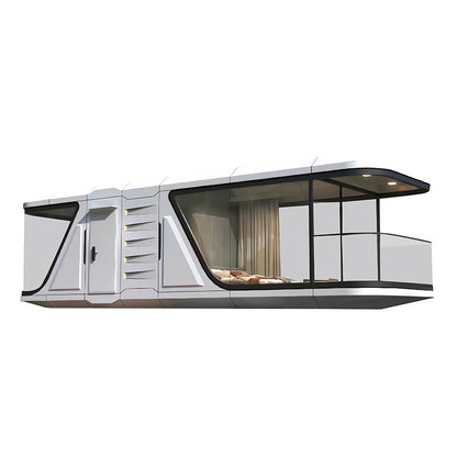 Space Capsule Mobile Homes Hostel Cabins Prefabricated Modular Containers Small Capsule Rooms with Kitchen and Bathroom