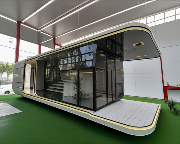 Prefabricated space capsule house luxury bedroom mobile house with good price