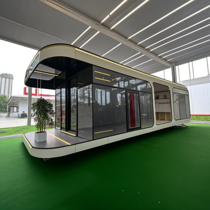 Prefabricated space capsule house luxury bedroom mobile house with good price