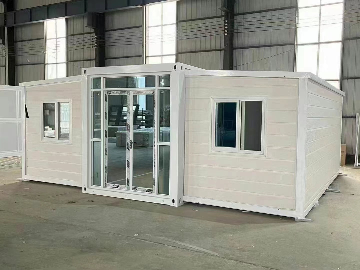 Expandable Container House 20 ft Prefab Toilet Hotel Shop Office Workshop waterproof mobile home