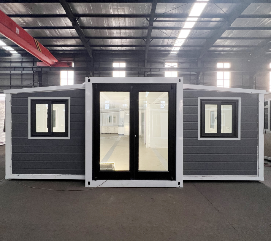 Expandable Container House 20 ft Prefab Toilet Hotel Shop Office Workshop waterproof mobile home