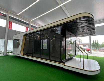 Container House Space Capsule House Luxury Eco Prefab Outdoor Space Capsule Home with Modern Design