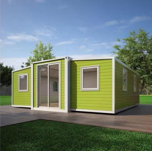 Double-wing folding box movable room mobile folding residential container room expansion wing-type packing box room