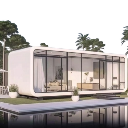 Prefabricated Apple cabin Tiny Smart Space Capsule House Living Apple Warehouse Cabin Homes