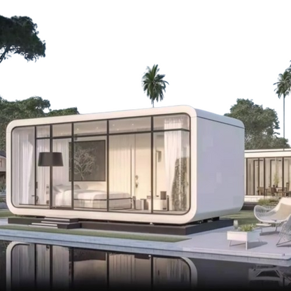 Prefabricated containerized housing space modules for living and working