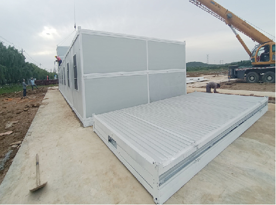 Modular Folding Container House Movable Fast Build Prefab Home Small Tiny Camping Foldable Thickened Container Room