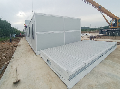 Modular Folding Container House Movable Fast Build Prefab Home Small Tiny Camping Foldable Thickened Container Room