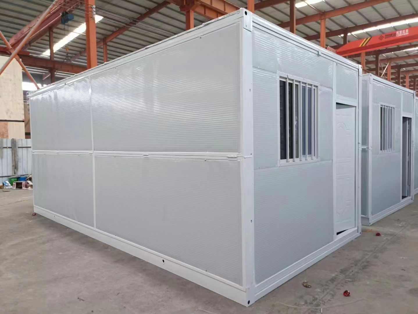 Prefabricated Folding Container House Light Steel Frame Folding Container Home