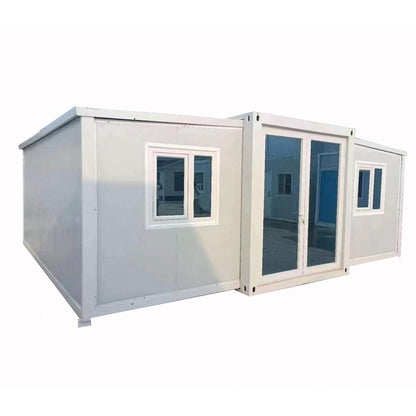 Expandable Container House 20 ft Prefab Toilet Hotel Shop Office Workshop waterproof mobile home