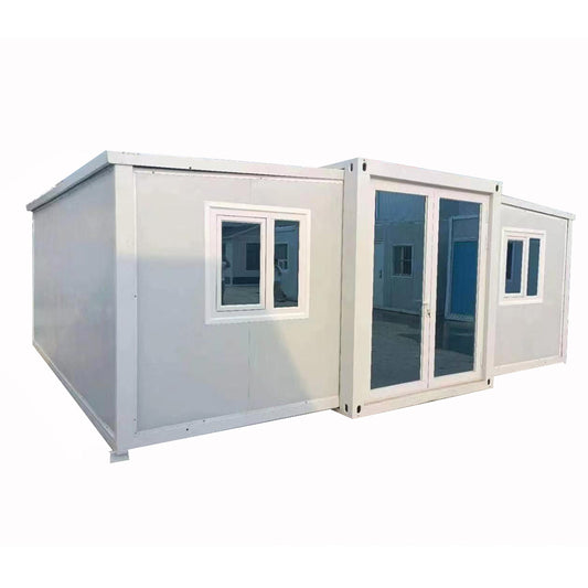 Expandable Container House 20 ft Prefab Toilet Hotel Shop Office Workshop waterproof mobile home