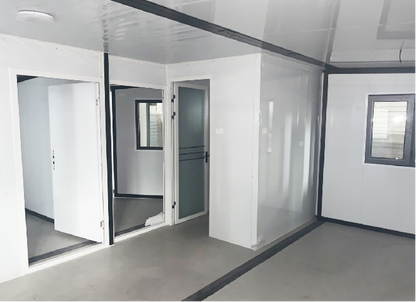 Detachable Container House office building flat pack prefab container house office accommodation