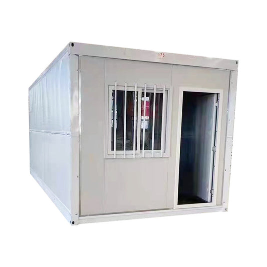 Folding Container House Sandwich Panel Worker Room Flat Pack Flatpack House Prefabricated Folding Foldable Container House