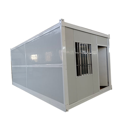 Prefab Foldable Container House Sandwich Panel Room Folding Home For Refugees with high quantity