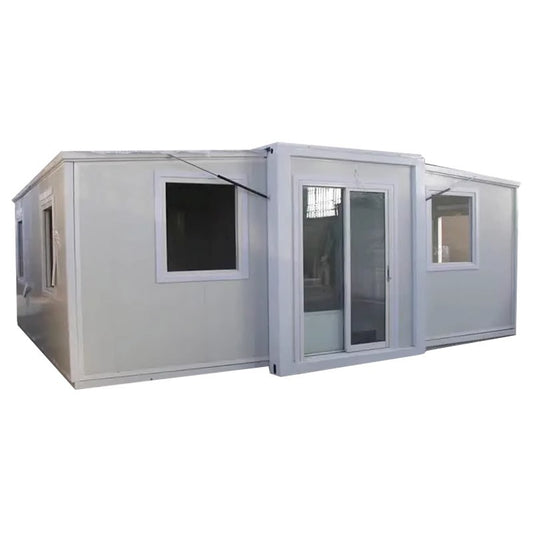 Expandable container house can live in container mobile house outdoor temporary double wing folding house