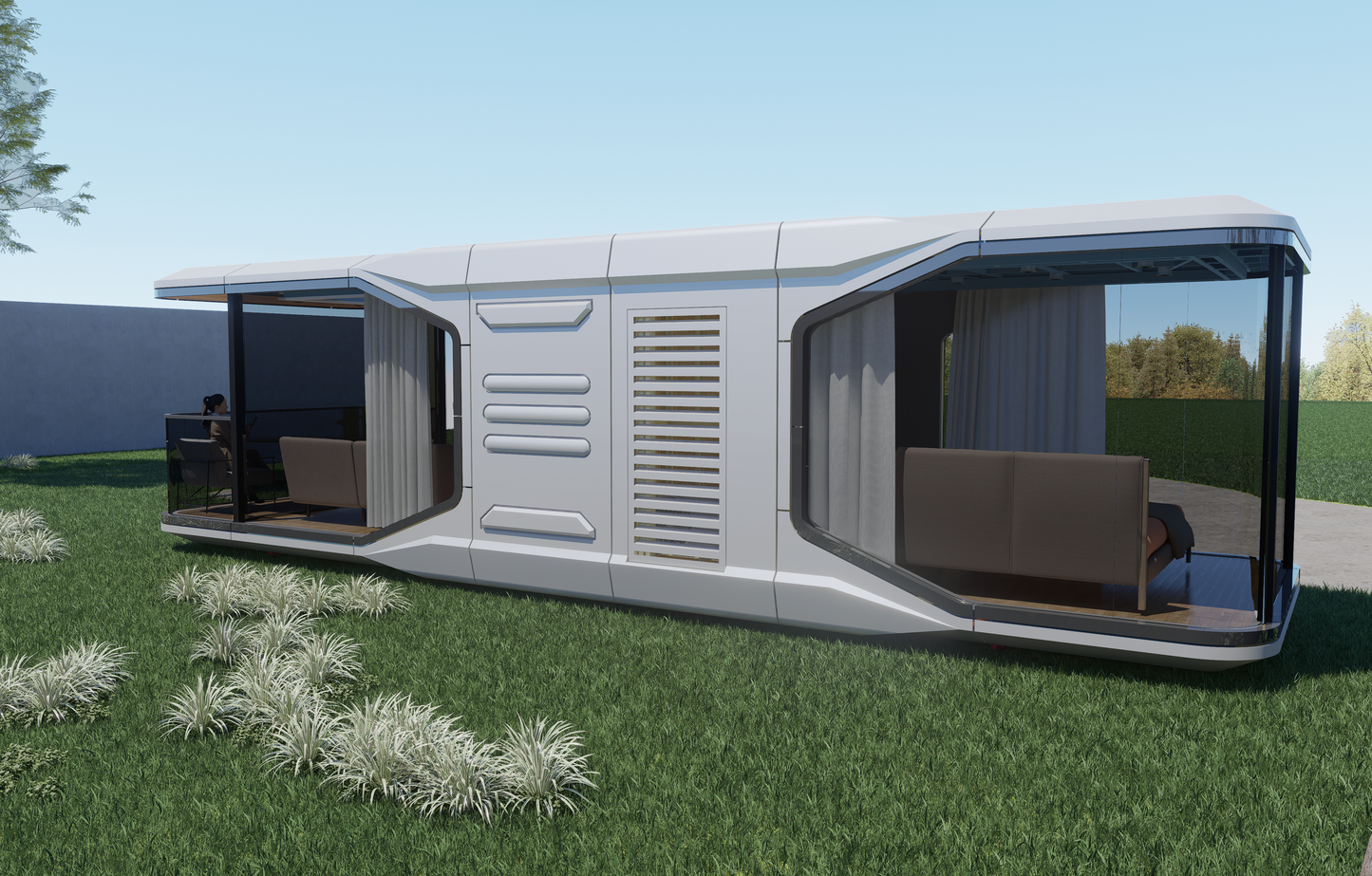 CustomizedSpace capsule mobile home Expandable Homes with safe delivery