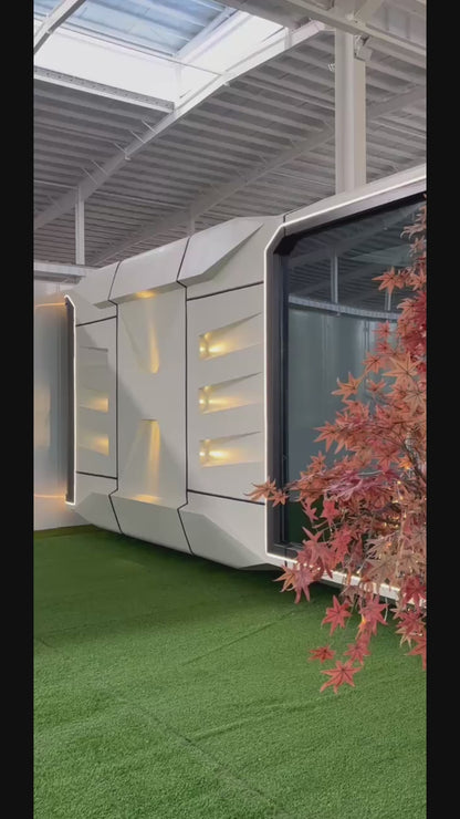 New aluminum capsule home/hotel/house capsule mobile integrated house outdoor