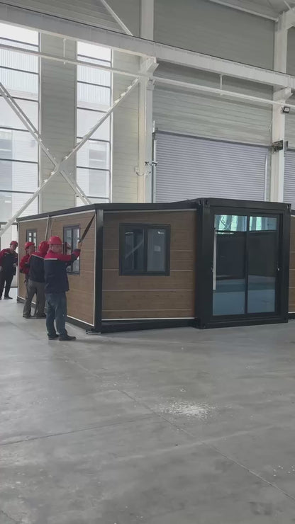 Collapsible Single Room Luxury Hotel Container House Expandable container house Winter Use Room with Kitchen